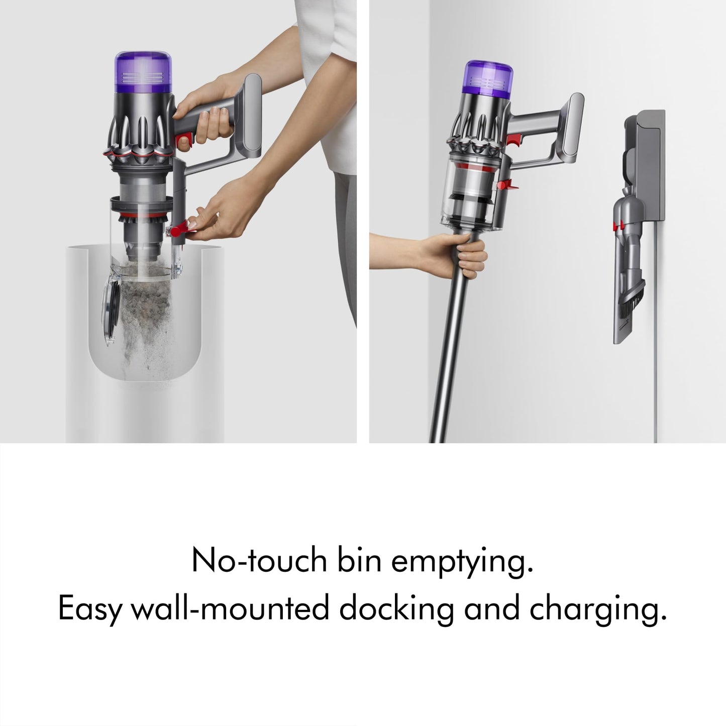 Dyson V9 Motorbar cordless vacuum, 100AW suction, detangling brush, converts to handheld.