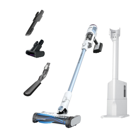 Shark Detect Clean & Empty IW4624, auto-empty cordless vacuum, Powerfins brushroll, pet hair cleaning.