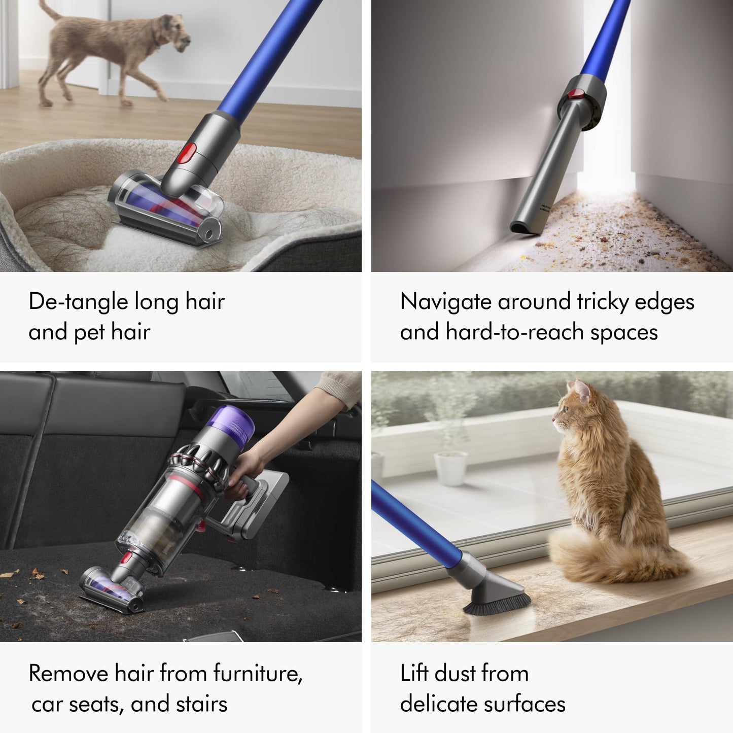 Dyson V11 Origin cordless vacuum, 185AW suction, up to 60 min runtime, converts to handheld.