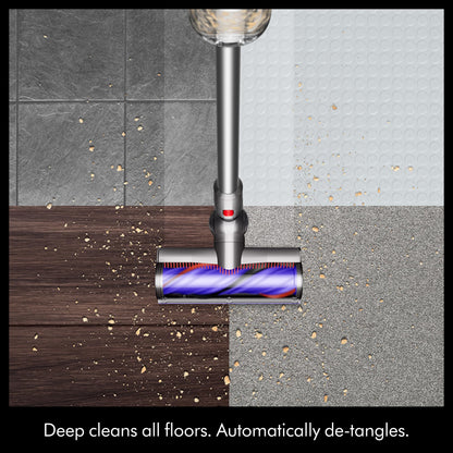 Dyson V9 Motorbar cordless vacuum, 100AW suction, detangling brush, converts to handheld.